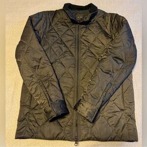 Theory Men's Olive Green Quilted Jacket